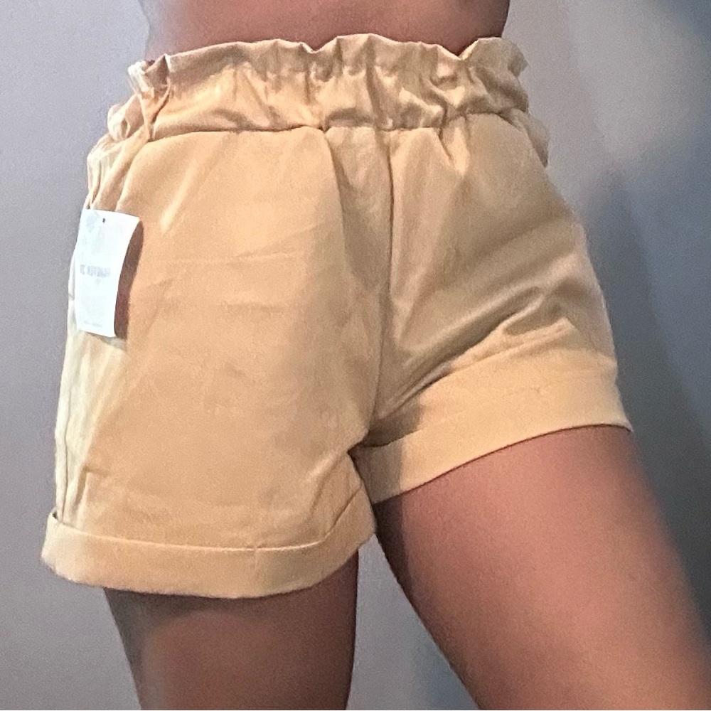 Women's Tan Dress Shorts